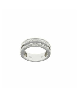 Salvatore Plata Anillo Plata Mujer Doble 6 mm - 000230781