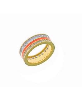 Salvatore Plata Anillo Mujer Plata Dorada Amatistas Circonitas Esmaltes - 000230684