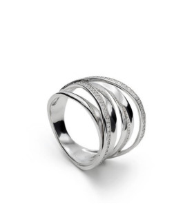 Anillo Mujer Plata Rodio Circonitas - 000090453