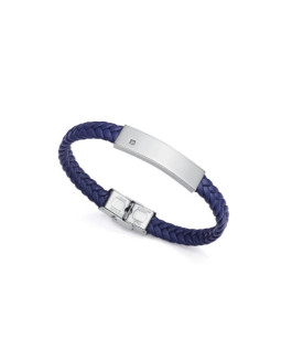 Viceroy Fashion 6484P01013 Pulsera Hombre Cuero Azul - 000730226