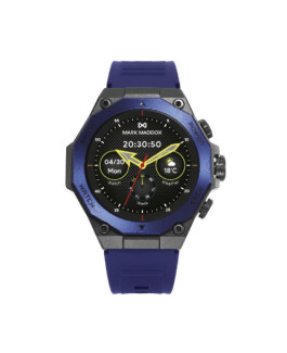 Mark Maddox Smartwatch Hombre Metal Negro y Azul - HS2003-30