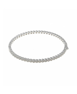 Salvatore Plata Pulsera Mujer Plata Riviere Circonitas Novias - 000230810