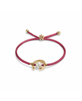 Uno de 50 PUL2505MLVORO0M Pulsera Mujer Chapado Oro Perla - 000500002