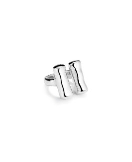 Uno de 50 ANI0813MTL00015 Ser Natural  Anillo Unisex Chapado Plata - 000500007