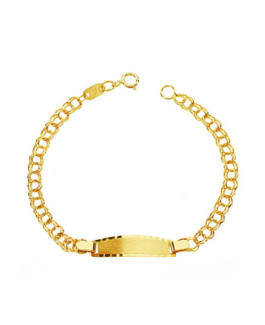 Esclava Niñas Oro 18 ktes Chapa Medida 17,5 cm - 000022427