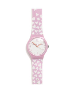 Ágatha Ruiz de la Prada AGR324 Reloj Niña Flip Malva Corazones - 000120116