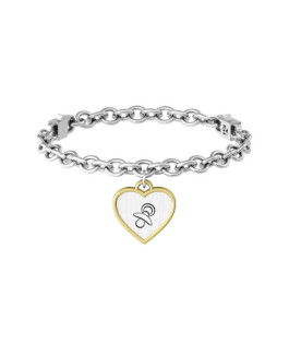 Kidult ES732009 Pulsera Mujer Acero Corazón Chupete - 000820077