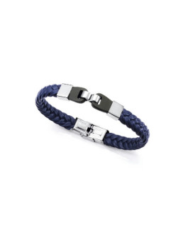 Viceroy Fashion 75348P01013 Pulsera Hombre Acero Cuero Azul L - 000730246